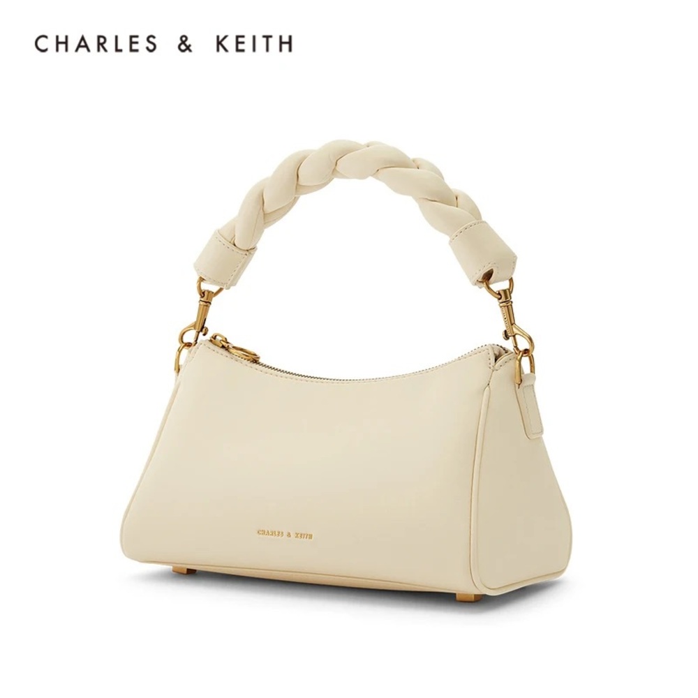 Charles & Keith purse, braided top handle